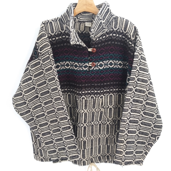 Other - 100% Wool Poncho made In Ecuador